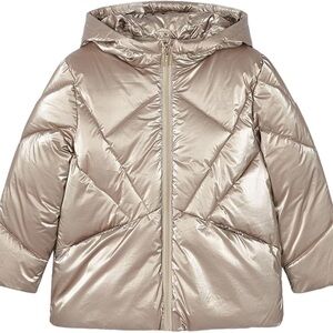 Mayoral Girl’s Rose Gold Puffer Coat